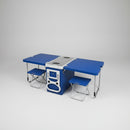 Caixa Termica 32 Litros 5 Em 1 Com Tampa Hermética E Rodinha - Azul